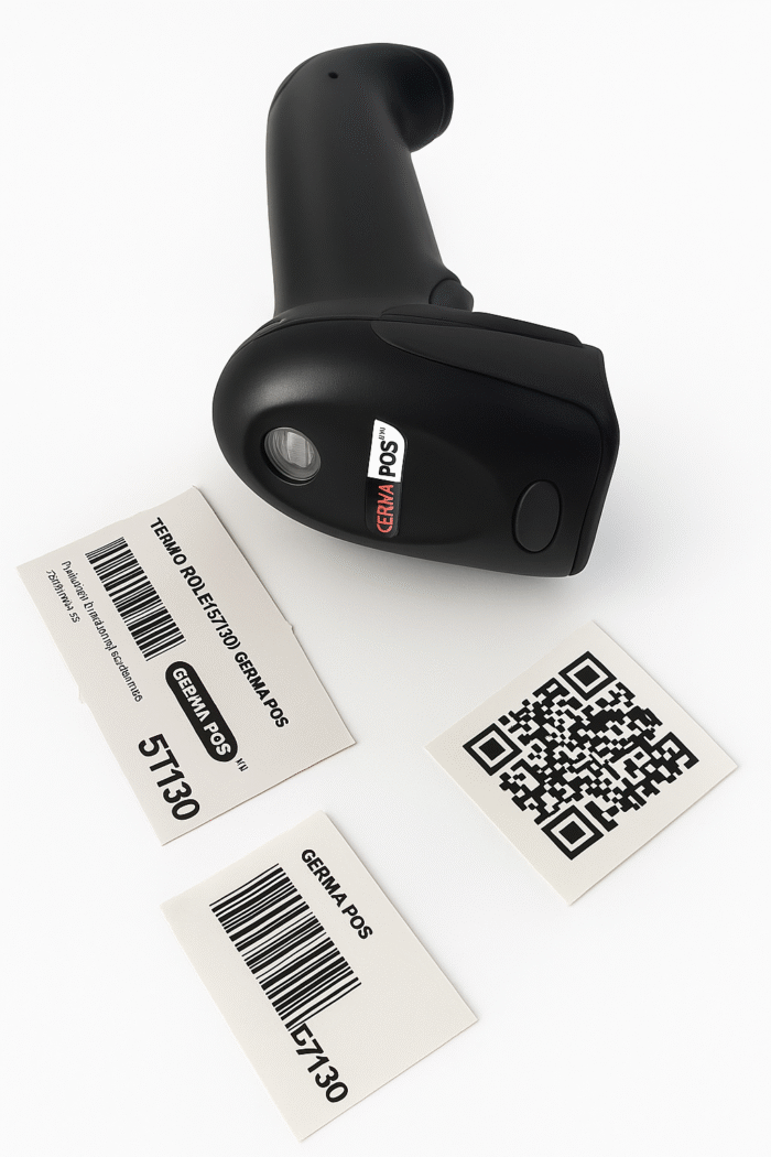Barkod i QR čitač GERMAPOS BEŽIČNI GP-542ASBW