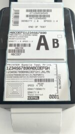 Ispisana naljepnica iz printera Germapos GP-B024CP – prikaz detalja