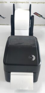 ermalni printer Germapos GP-B024CP s montiranom rolom etiketa – prednji pogled