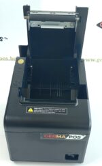 Otvoren poklopac Germapos GP‑40208CP termalnog printera – unutrašnjost